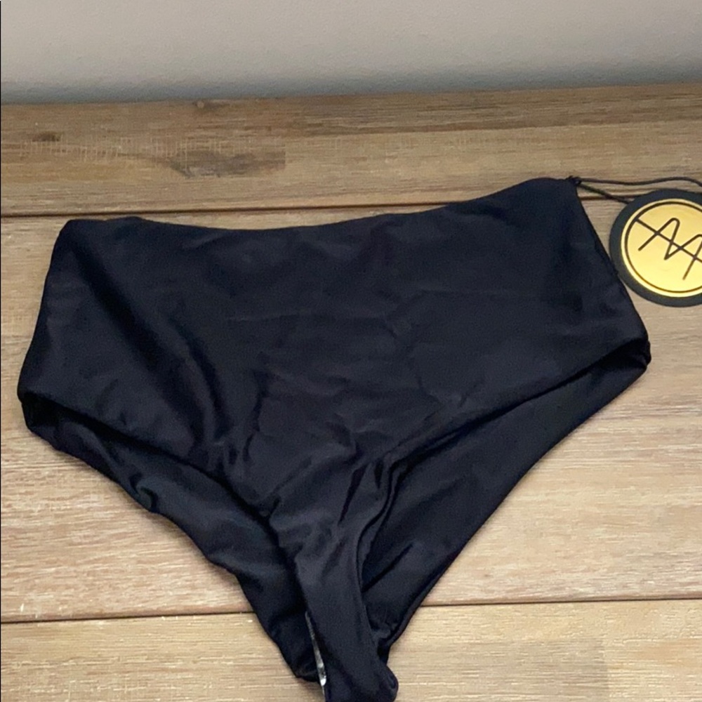 Black high waisted bikini